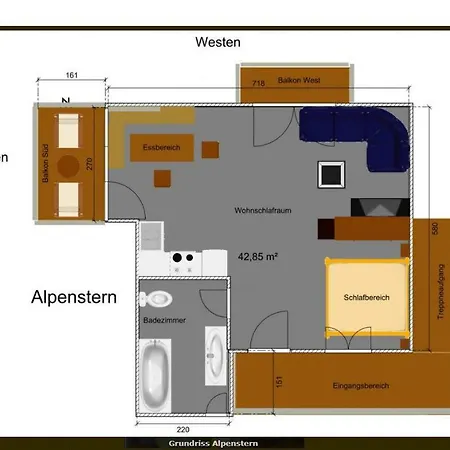 Alpenstern Apartmán Rieden